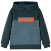Kids' Hooded Sweatshirt Dark Green 128