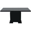 vidaXL Extendable Dining Table High Gloss Black