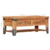 vidaXL Coffee Table 110x52x45 cm Solid Acacia Wood