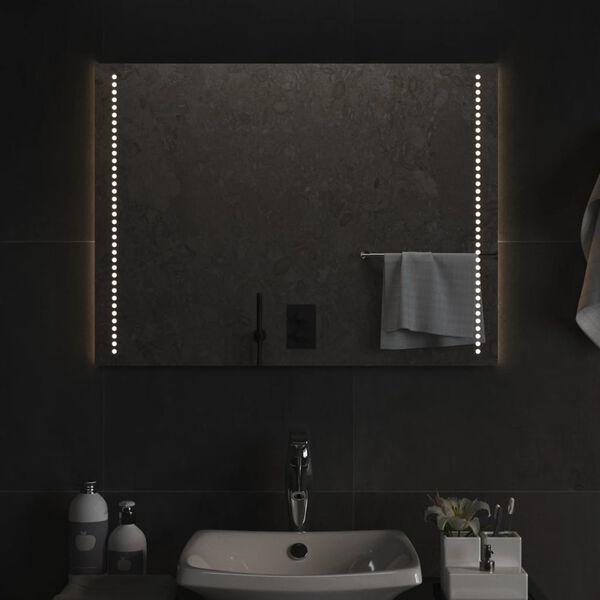 vidaXL LED Bathroom Mirror 60x80 cm