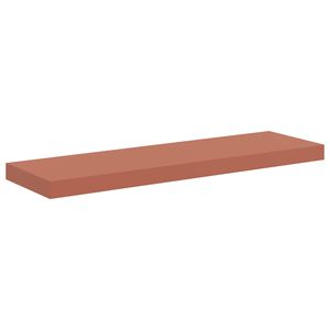 vidaXL Wall Shelf Wall-Mounted Red 90 x 23.5 x 3.8 cm Engineered Wood
