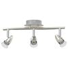 vidaXL Ceiling Spotlight Nickel 36.5 x 10 x 12.5 cm Metal