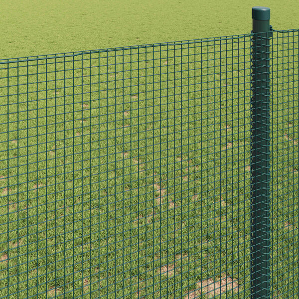 vidaXL Welded Wire Fence Green 0.4 x 25 m