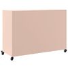 vidaXL Sideboard Pink 100.5x39x72 cm Steel