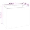 vidaXL Garden Planter Olive green 50 x 32 x 40 cm Cold-rolled Steel