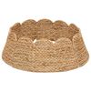 vidaXL Christmas Tree Collar Round Natural Dia. 45 x 22 cm
