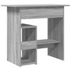 vidaXL Desk Grey Sonoma 80x45x74 cm Engineered Wood