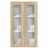 vidaXL Hanging Cabinet Sonoma Oak 60 x 31 x 100 cm Engineered Wood