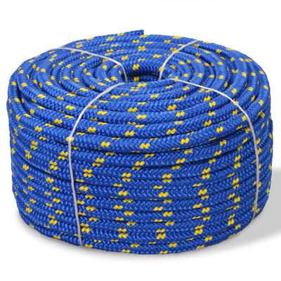 vidaXL Marine Rope Polypropylene 6 mm 500 m Blue