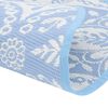 vidaXL Outdoor Carpet ARAKIL Baby Blue &Oslash;120 cm PP