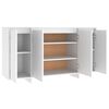 vidaXL Sideboard White 135x41x75 cm Engineered Wood