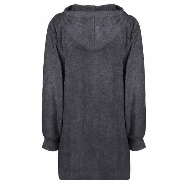 vidaXL Blanket Hoodie KINN Anthracite L Cotton