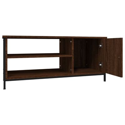 vidaXL TV Cabinet Brown Oak 100x40x45 cm Engineered Wood