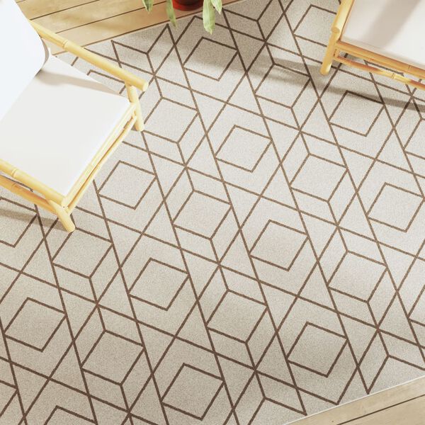 vidaXL Indoor & Outdoor Rug Short Pile Multicolour 190x300 cm