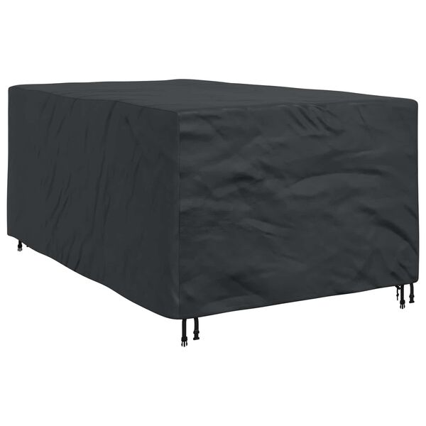 vidaXL Furniture Cover Plain Black 143 x 225 x 90 cm 210D
