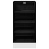 vidaXL Kitchen Base Cabinet with Drawer Black oak 40 x 44.5 x 81.5 cm