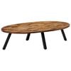 vidaXL Coffee Table | Natural Wood | Reclaimed Teak Wood | 120x60x30 cm