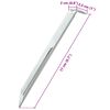 vidaXL Tent Pegs 24 pcs 17 cm Ø20 mm Galvanised Steel