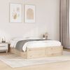 vidaXL Bed Frame without Mattress 160x200 cm Solid Wood Pine