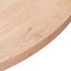 vidaXL Round Table Top &Oslash;70x2,5 cm Untreated Solid Wood Oak