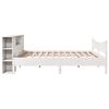 vidaXL Bed Frame without Mattress White 200x200 cm Solid Wood Pine