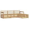 vidaXL Outdoor Sofa Set 5 pcs Solid Acacia Wood
