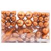 vidaXL Christmas Baubles 98 pcs Copper &Oslash;3/4/6 cm