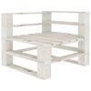 vidaXL 6 Piece Garden Pallets Lounge Set Wood White