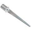 vidaXL Ground Spikes 2 pcs Silver 10x76 cm Galvanised Steel