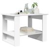 vidaXL Coffee Table White 72 x 50 x 50 cm Engineered Wood