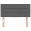 vidaXL Headboard with Headboard Dark Grey 80 cm Faux Leather