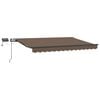 vidaXL Retractable Awning Taupe 600 x 300 cm Fabric and Aluminium