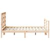 vidaXL Bed Frame without Mattress Small Double Solid Wood Pine