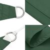 vidaXL Sunshade Sail Oxford Fabric Rectangular 2x3.5 m Dark Green