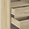 vidaXL Highboard Sonoma Oak 30x42.5x124 cm Engineered Wood
