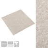 vidaXL Carpet 20 pcs Light Beige 50 x 50 cm 100% Polypropylene