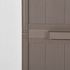 vidaXL Garden Storage Cabinet Brown 65x45x172 cm PP Wood Look