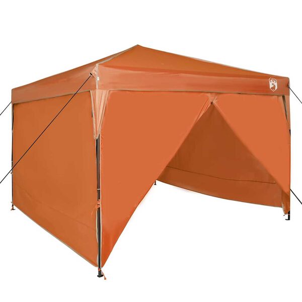 vidaXL Pop-up Canopy Tent Orange 300 x 300 cm Fabric