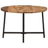 vidaXL Coffee Table 54x54x35 cm Solid Wood Mango and Iron