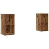 vidaXL TV Cabinet Set 2 pcs Old Wood Engineered Wood