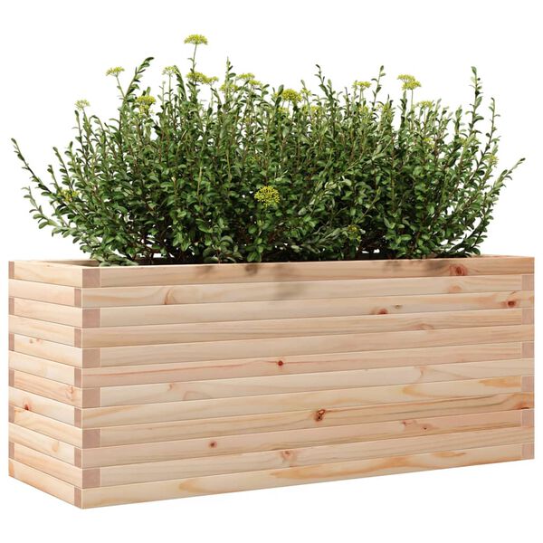 vidaXL Garden Planter 110x40x45.5 cm Solid Wood Pine