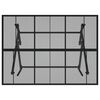 vidaXL Folding Garden Table Anthracite 110x80x72 cm Steel Mesh