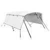 vidaXL 4-bow Bimini Top with Sidewalls 243x(200-213)x137 cm