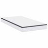vidaXL Mattress White and Grey 100 x 200 cm Bonell Spring
