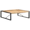 vidaXL Coffee Table 120x120x40 cm Rough Mango Wood