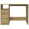 vidaXL Desk Artisan Oak 102x50x76 cm Engineered Wood