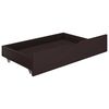 vidaXL Bed Frame without Mattress Dark Brown 140x200 cm Solid Wood