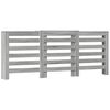 vidaXL Radiator Cover Grey Sonoma 205x21.5x83.5 cm Engineered Wood