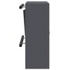 vidaXL Mailbox Anthracite 30 x 23 x 55 cm Steel
