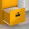 vidaXL File Cabinet with Drawer Mustard Yellow 45.5 x 42 x 139 cm
